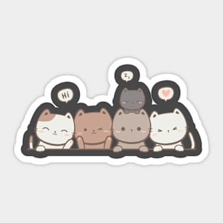 Kawaii Cat Sticker